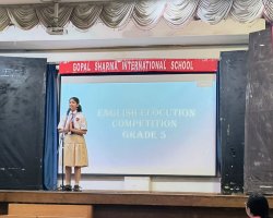 English Elocution Competition STD 5